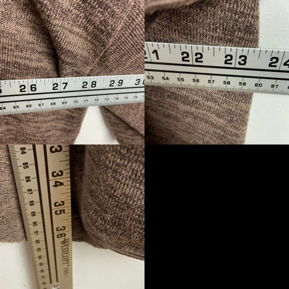 Urban Outfitters Oversized Knit Cardigan‎ Sweater Heathered Brown Size XS Boho - Picture 9 of 12